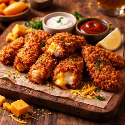 Image of Chicken Strips with Cheddar