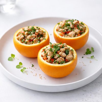 Image of Chicken Stuffed Oranges