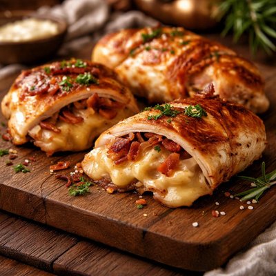 Image of Chicken Stuffed with Bacon and Cheese