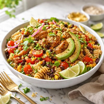 Image of Chicken Taco Pasta Salad