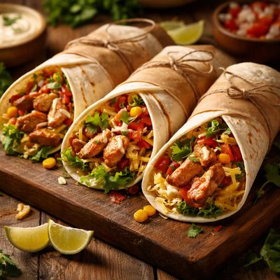 Image of Chicken Taco Wraps for Oamc