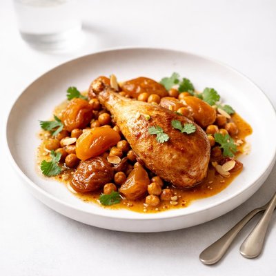 Image of Chicken Tagine with Apricots and Almonds