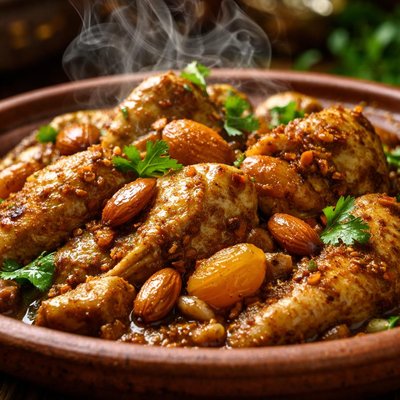 Image of Chicken Tangine with Almonds