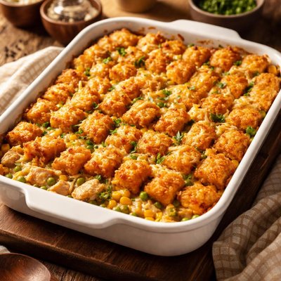 Image of Chicken Tater Tot Casserole