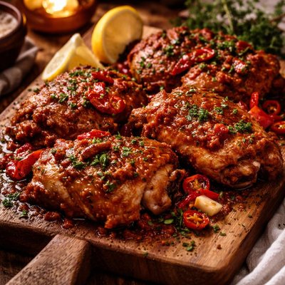 Image of Chicken Thighs Diablo