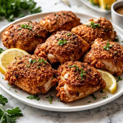 Image of Chicken Thighs Oven Fried