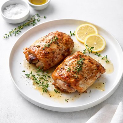 Image of Chicken Thighs with Thyme and Lemon