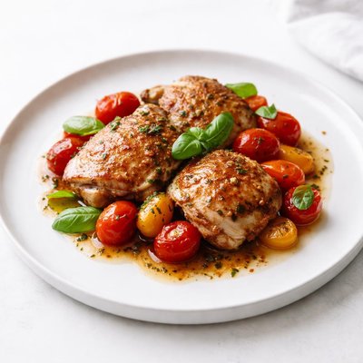 Image of Chicken Thighs with Tomatoes