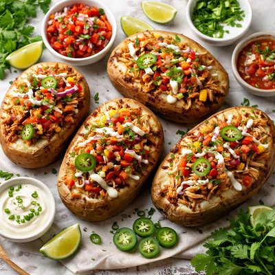 Image of Chicken Topped Potatoes