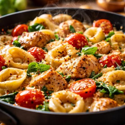 Image of Chicken Tortellini Skillet for 2