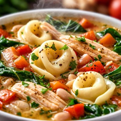 Image of Chicken Tortellini Soup