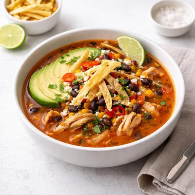 Image of Whole30 Chicken Tortilla Soup