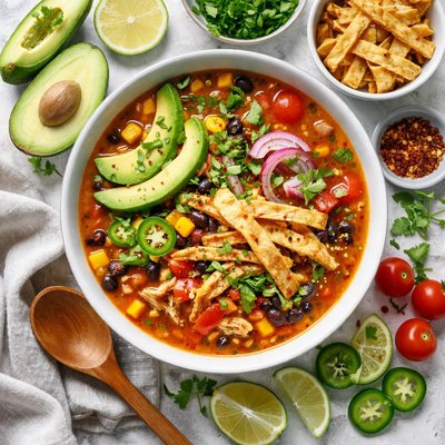 Image of Chicken Tortilla Soup for Dieters