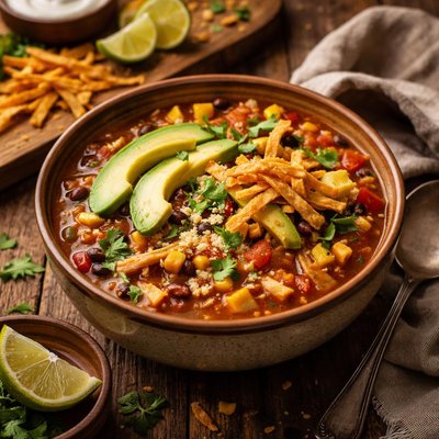Image of Chicken Tortilla Soup with Avocado