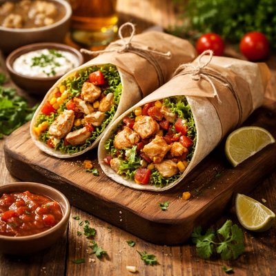 Image of Chicken Tortilla Wraps 2ww Points