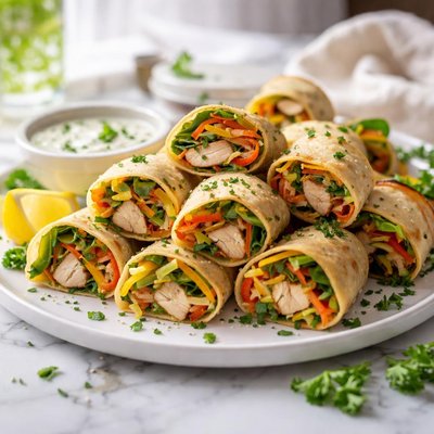 Image of Chicken Vegetable Roll Ups