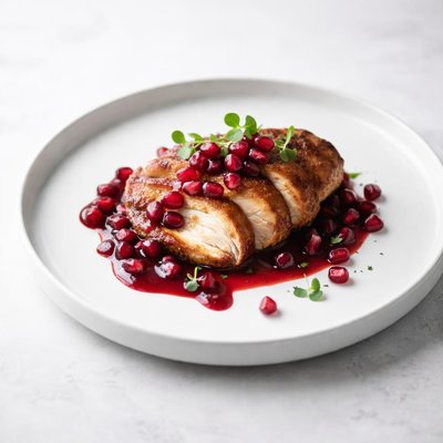 Image of Chicken W Pomegranate Sauce