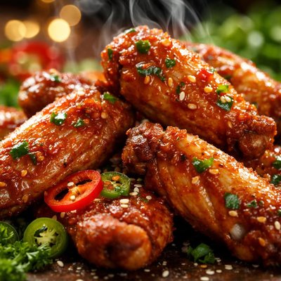 Image of Chicken Wings Hot Dawgie Style