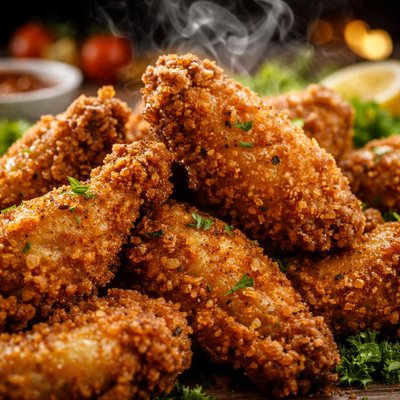 Image of Chicken Wings with Good Breading