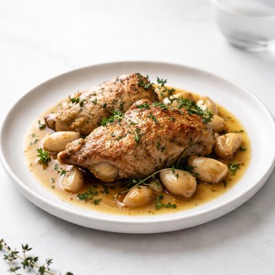 Image of Chicken with 40 Cloves of Garlic Crock Pot