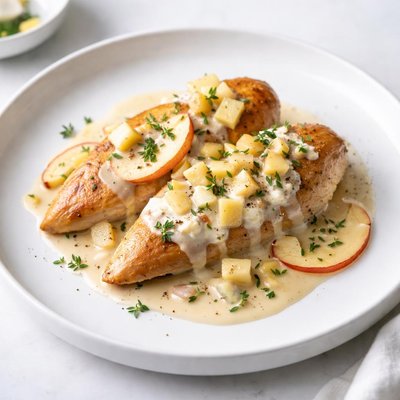 Image of Chicken with Apple Cream Sauce