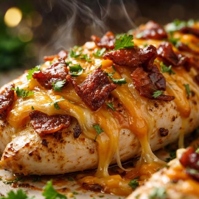 Image of Chicken with Bacon and Co Jack Cheese