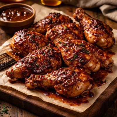Image of Chicken with Barbecue Bourbon Sauce