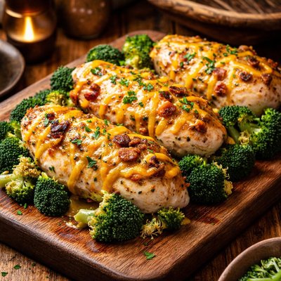 Image of Chicken with Broccoli and Cheese