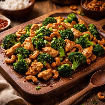 Image of Chicken with Cashews and Broccoli