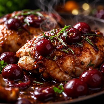 Image of Chicken with Cherries