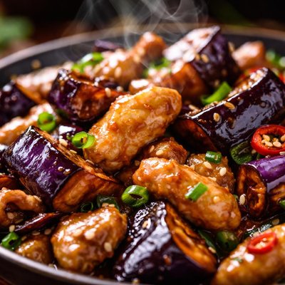 Image of Chicken with Chinese Eggplant