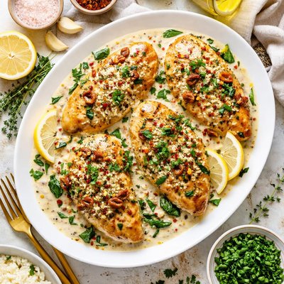 Image of Chicken with Creamy Sauce