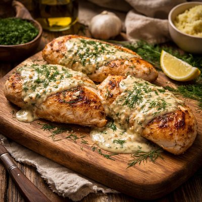 Image of Chicken with Dill Sauce