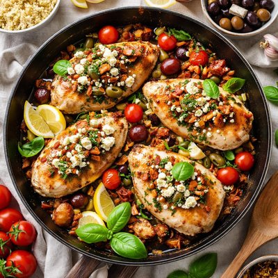 Image of Chicken with Feta Cheese