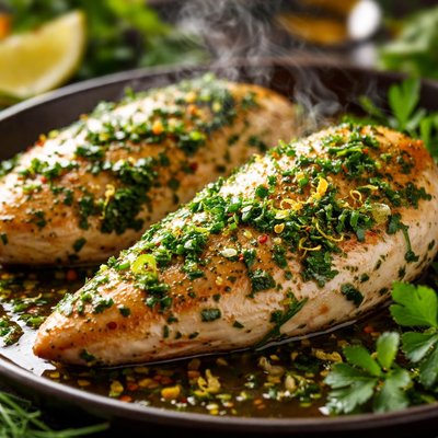 Image of Chicken with Fines Herbes