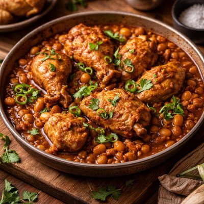 Image of Chicken with Garbanzo Beans Chicken Cholay