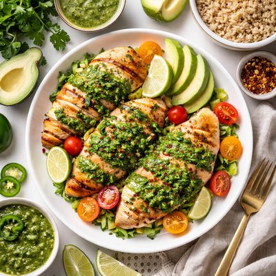 Image of Chicken with Green Sauce