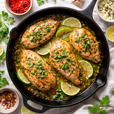 Image of Chicken with Lime Butter