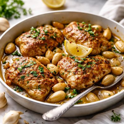 Image of Chicken with Lots of Garlic