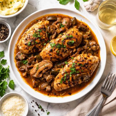 Image of Chicken with Madeira Sauce