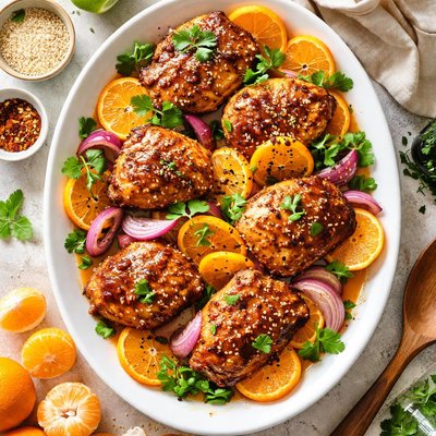 Image of Chicken with Mandarin Oranges