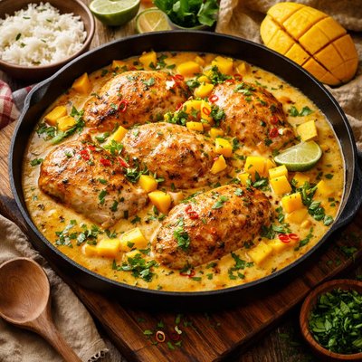 Image of Chicken with Mango Coconut