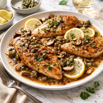 Image of Chicken with Marsala and Capers
