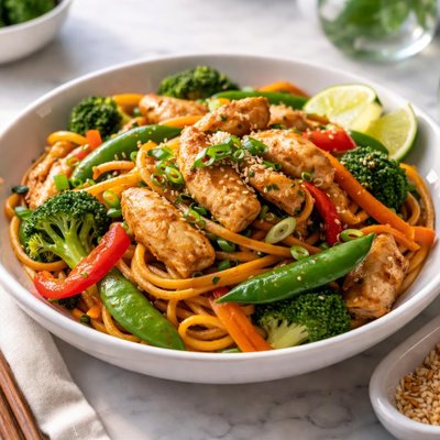 Image of Chicken with Noodles and Vegetables Ww
