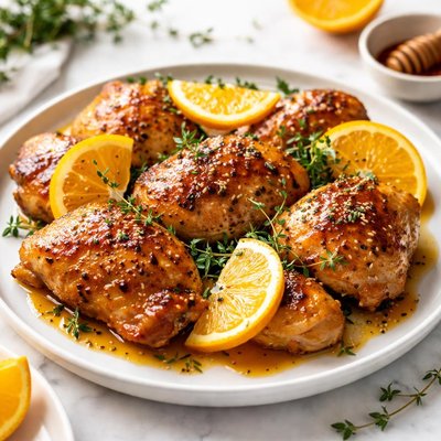 Image of Chicken with Orange and Honey