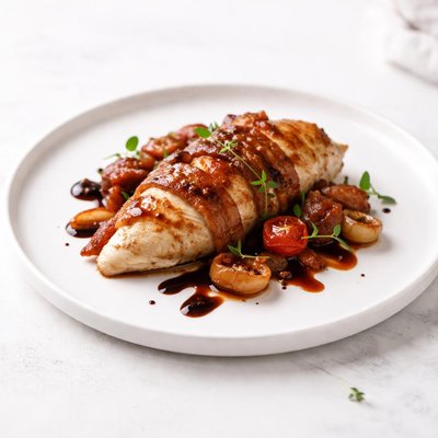 Image of Chicken with Pancetta and Balsamic Vinegar