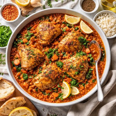 Image of Chicken with Red Lentils