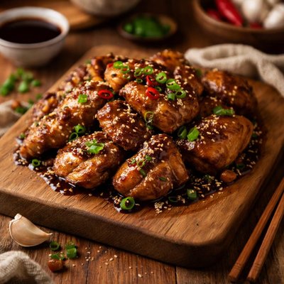 Image of Chicken with Spices and Soy Sauce
