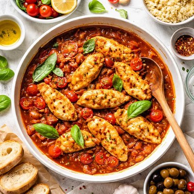Image of Chicken with Tomato Sauce