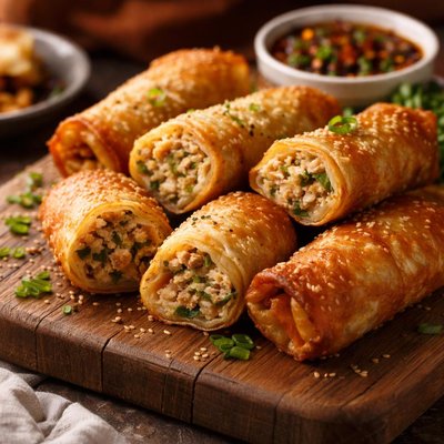 Image of Chicken Wonton Rolls